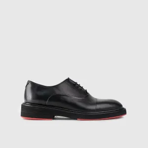 Chunky Sole Dress Oxfords 0238 Black Matt