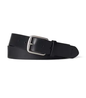 Men's Full-Grain Leather Dress Belt Black