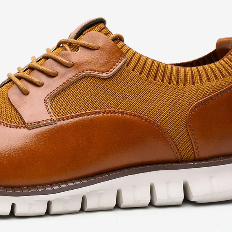 Men's summer knitted lightweight casual oxford shoes