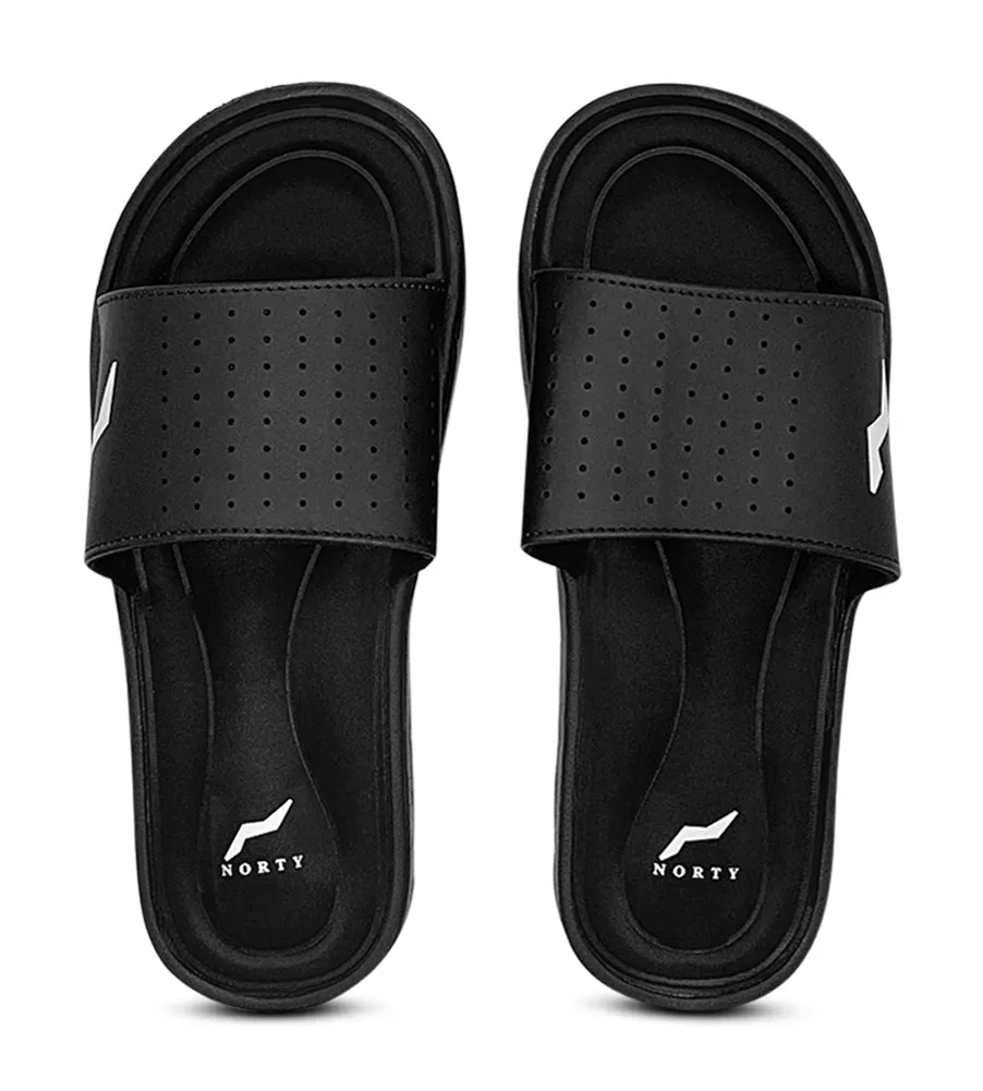 Norty Mens Memory Foam Footbed Comfortable and Casual Sandal Slip On Shoe