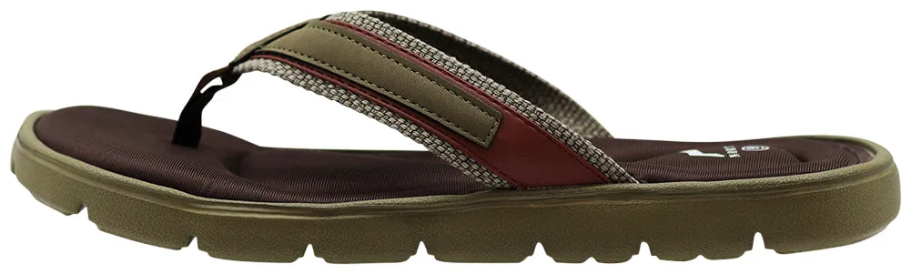 Norty Mens Memory Foam Footbed Comfortable and Casual Sandal Slip On Shoe