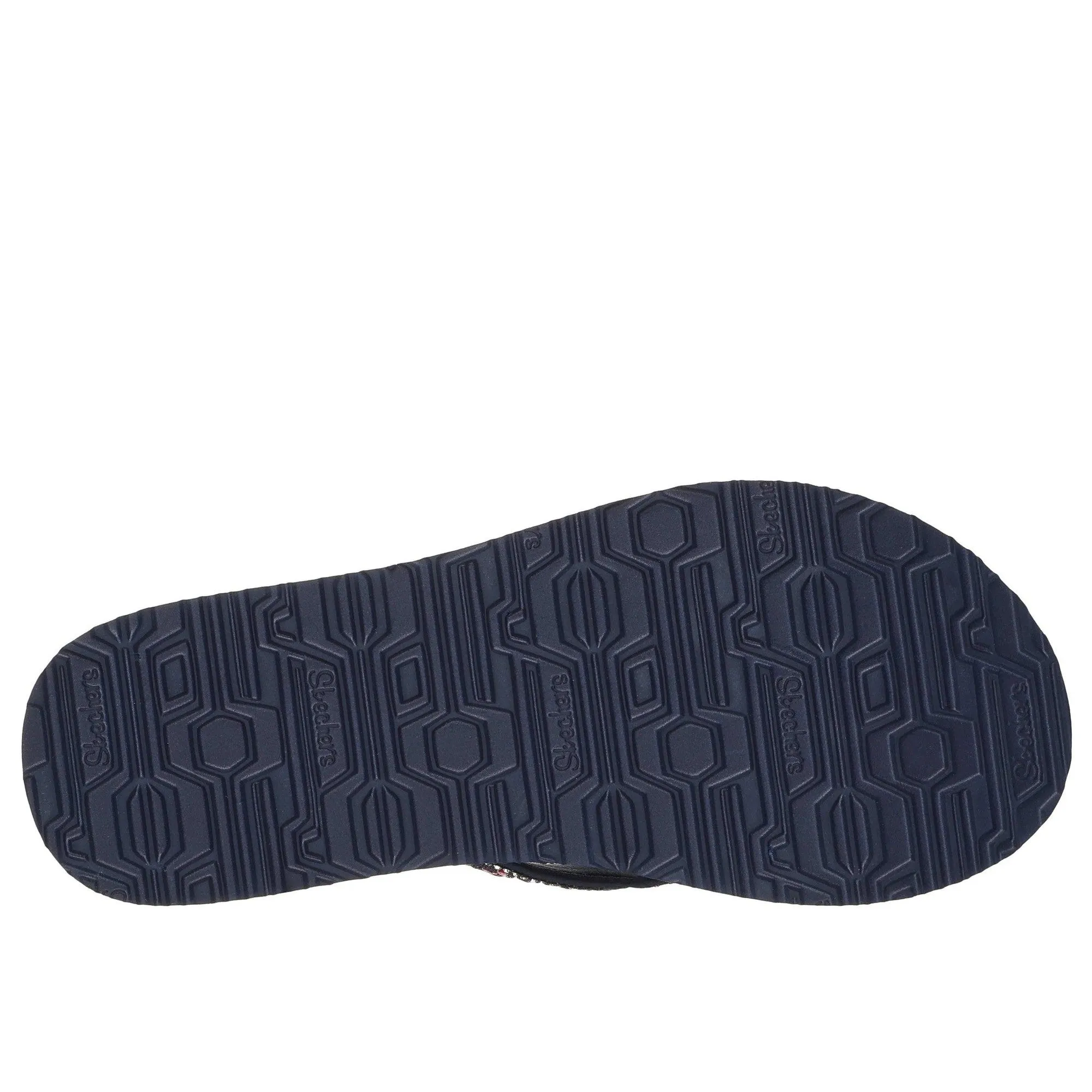 Skechers 119660 Meditation - Butterfly Garden Ladies Navy Vegan Sandals