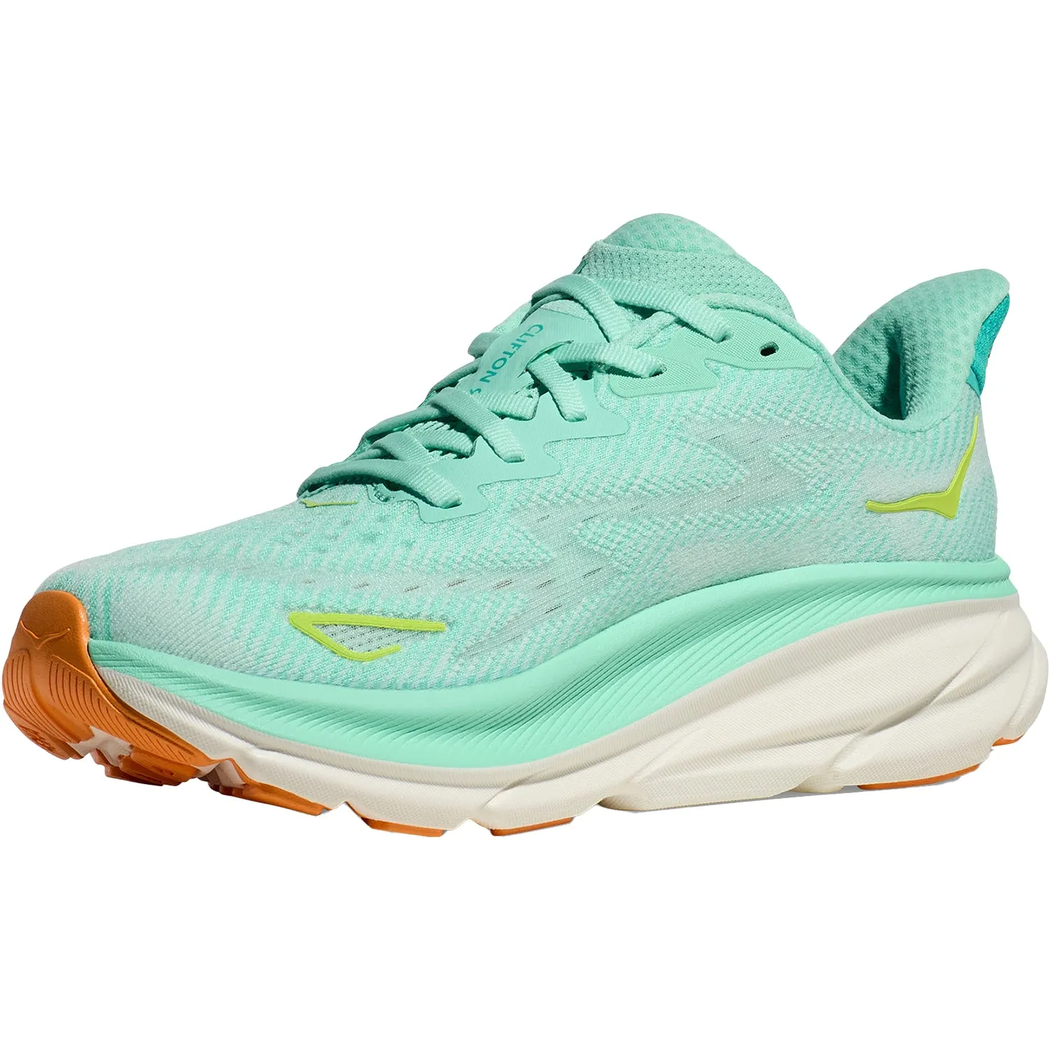 Women's Hoka Clifton 9 Seafoam/Aqua Breeze Mesh